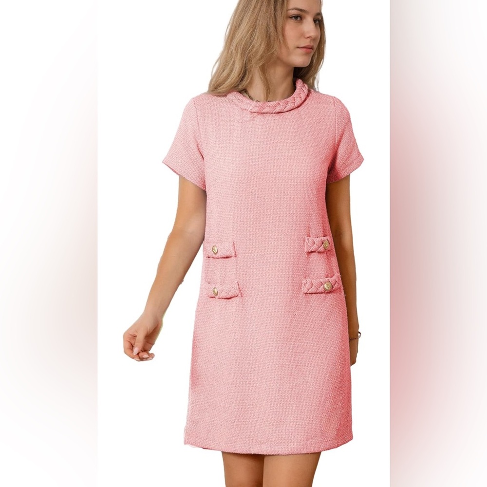 Womens Tweed Jackie Dress